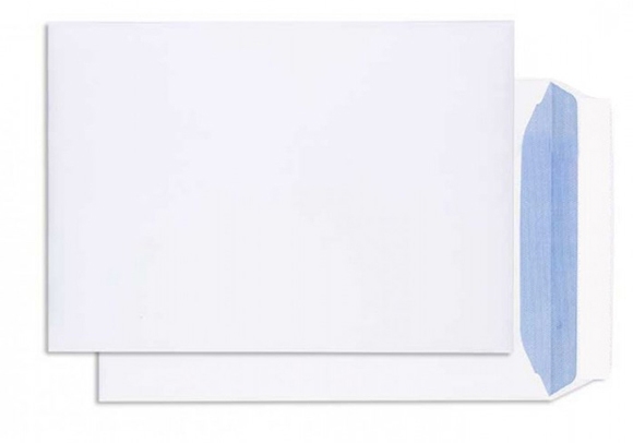 C4 White Envelope - Peel & Seal - Pocket - 120gsm